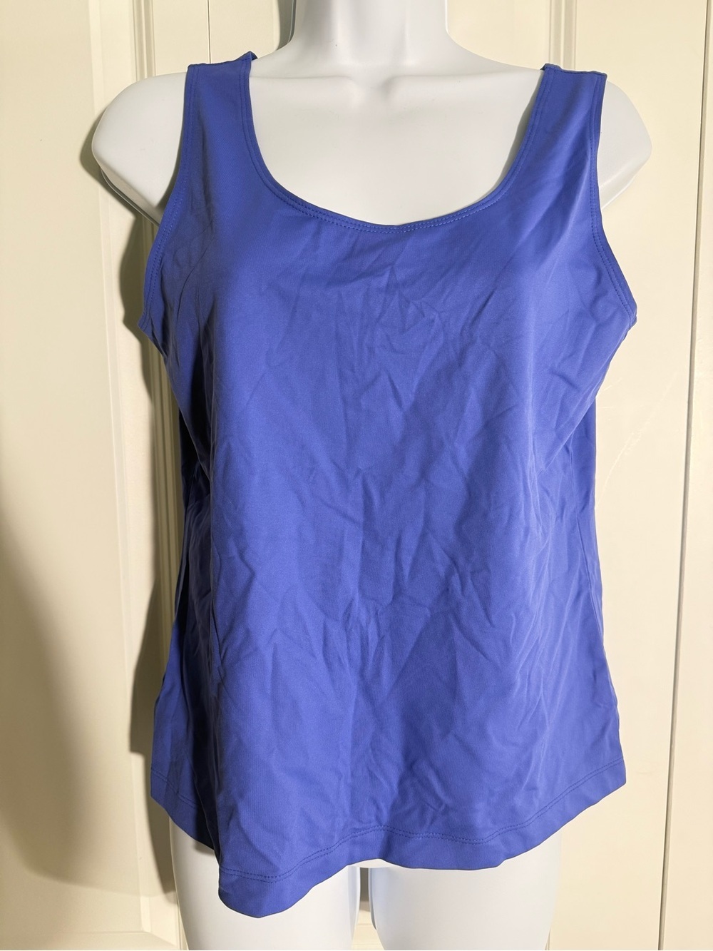 Chico's Periwinkle Scoop Neck Tank Top